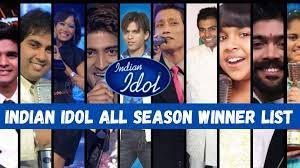 Indian Idol All Seasons Winners and Runners